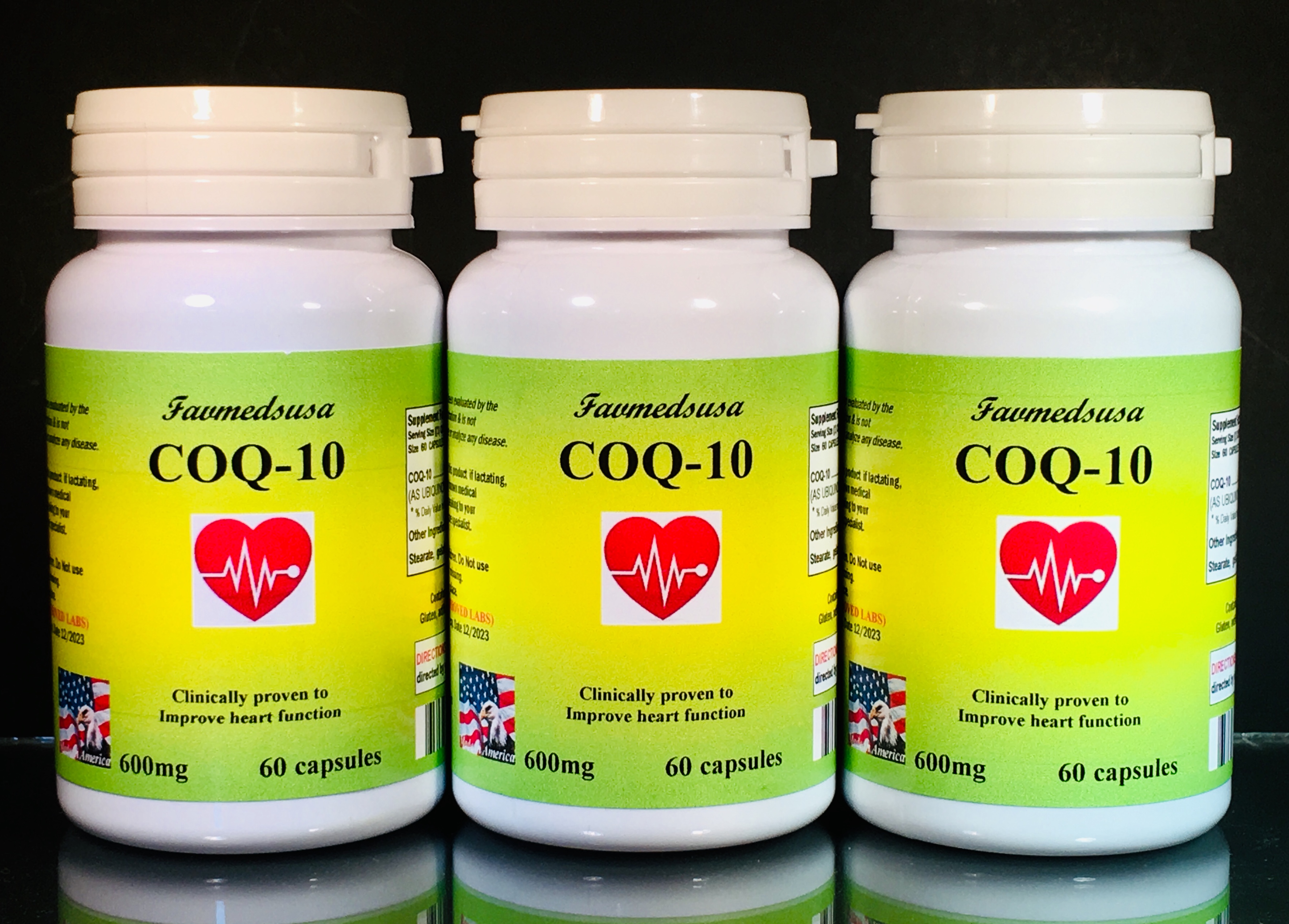 CoQ-10 600mg - 180 (3x60) capsules